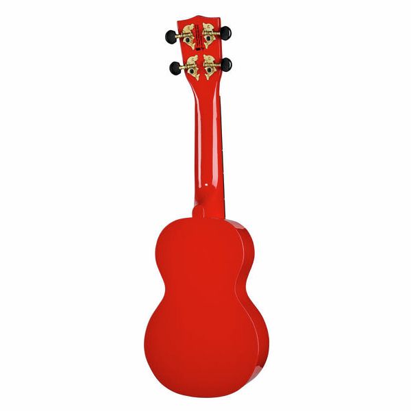 Mahalo Smiley Ukulele Red