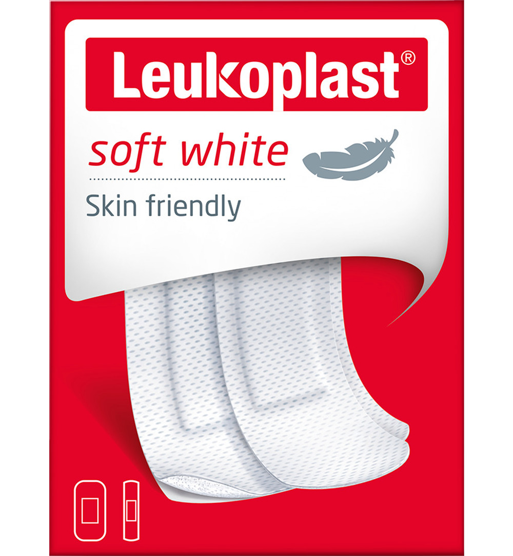 Leukoplast Soft white mix (20 stuks)