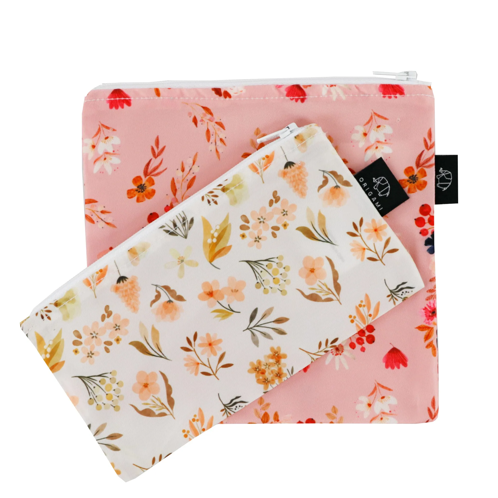 Origami Sac de Collation Ensemble de 2 - Fleurs