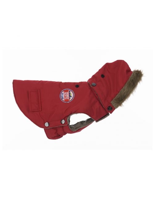 51 Degrees North Aspen Coat Donkerrood - Hondenkleding