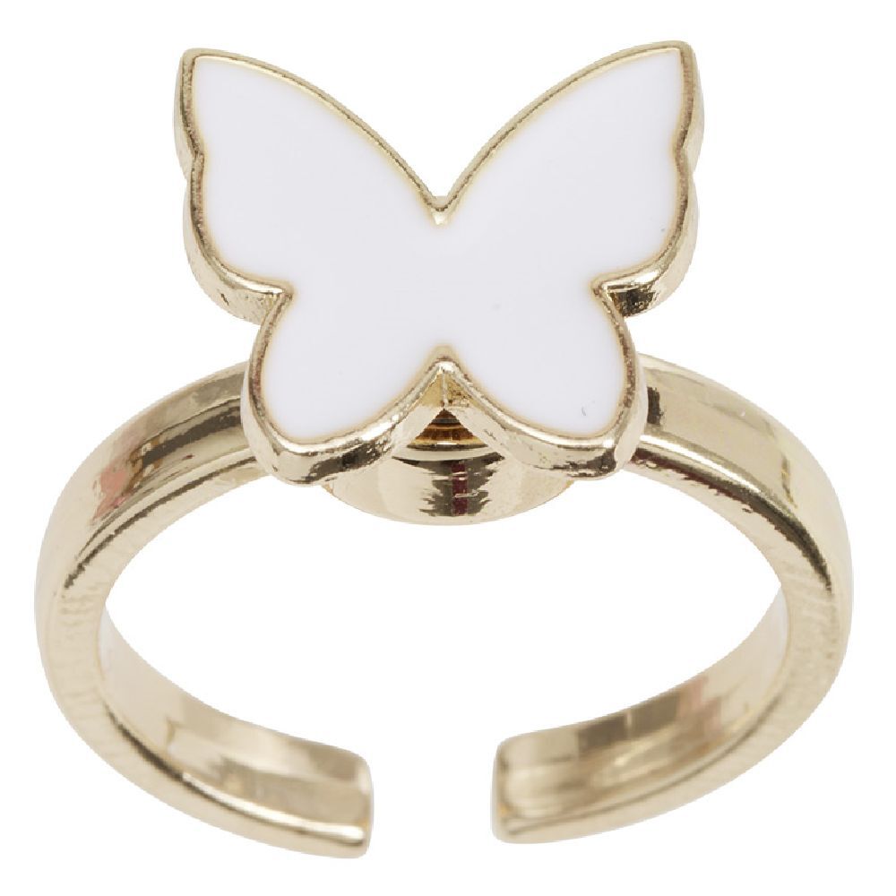 Bague spinner multicolore