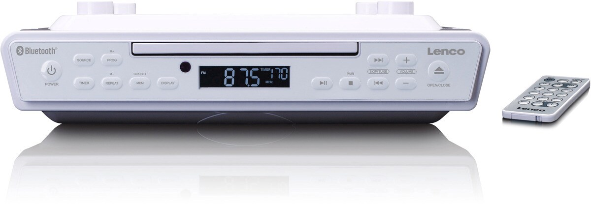 LENCO KCR-150 Küchenradio mit CD-Player, weiß
