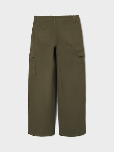 Name It Cargohose »NKFROSE für Mädchen mit Cargotaschen und Stretch«  unifarben, modisch, regular fit, Baumwollmischung, Web