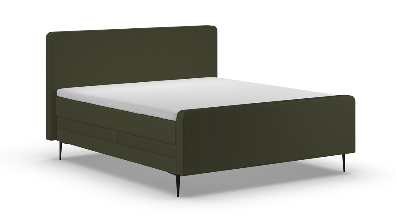 Elektrische boxspring Glade - Soft suede forest