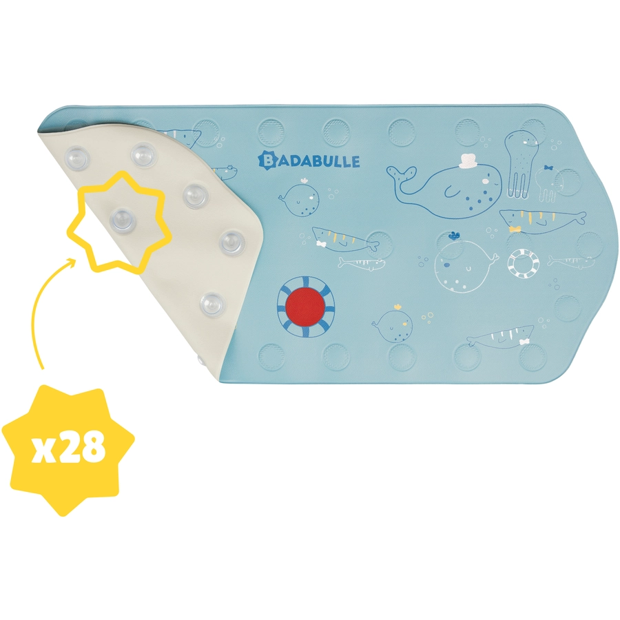 badabulle Badematte XXL mit Thermometer Meerestiere