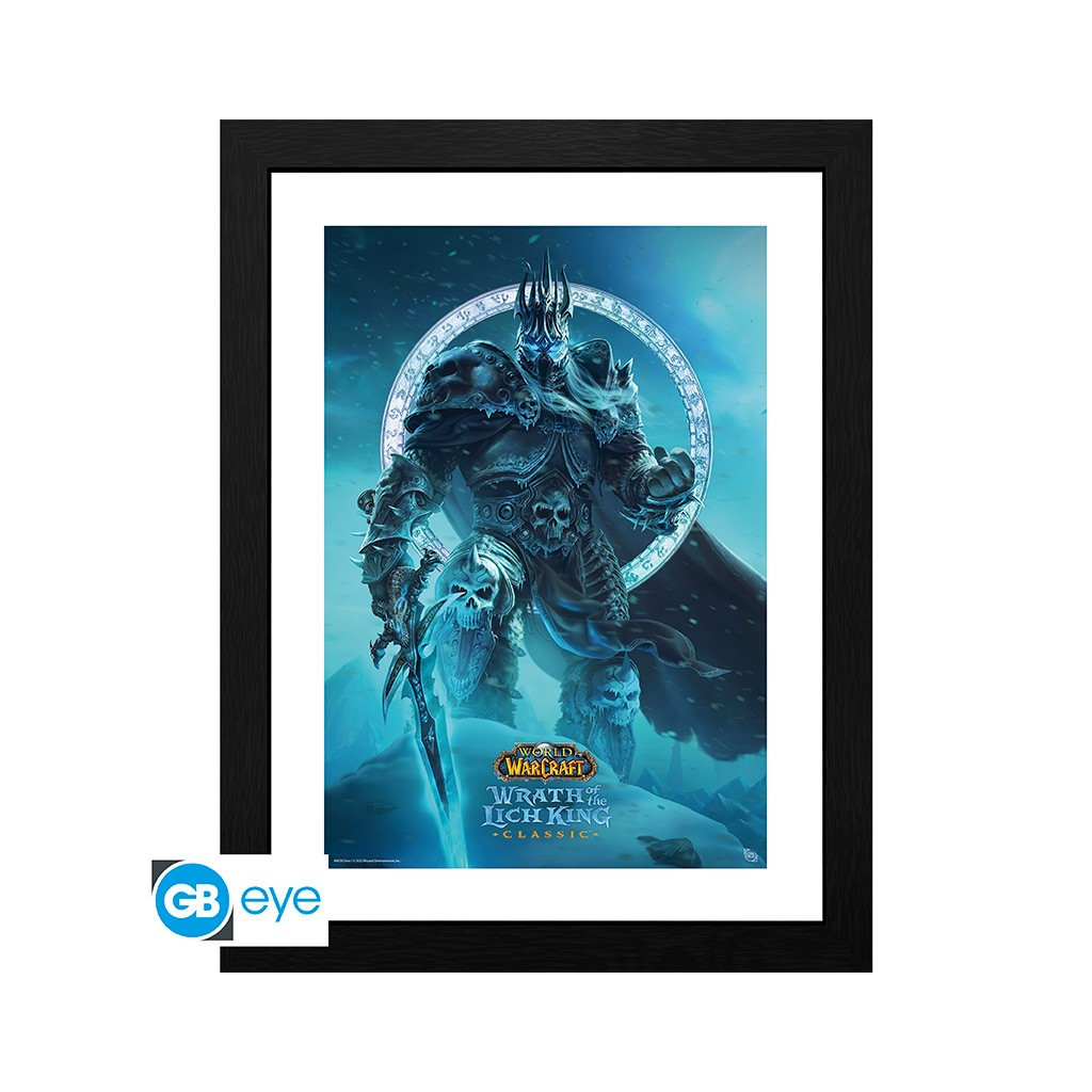 World of Warcraft - Poster Encadré Roi Liche
