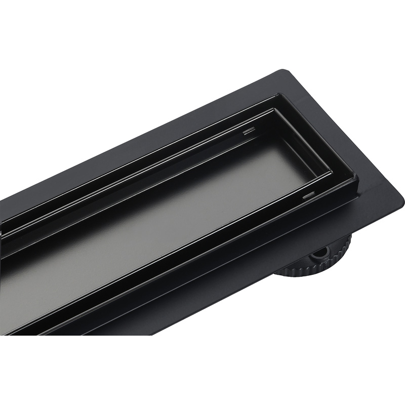 Dynamic Way douchegoot RVS met flens 800x70mm