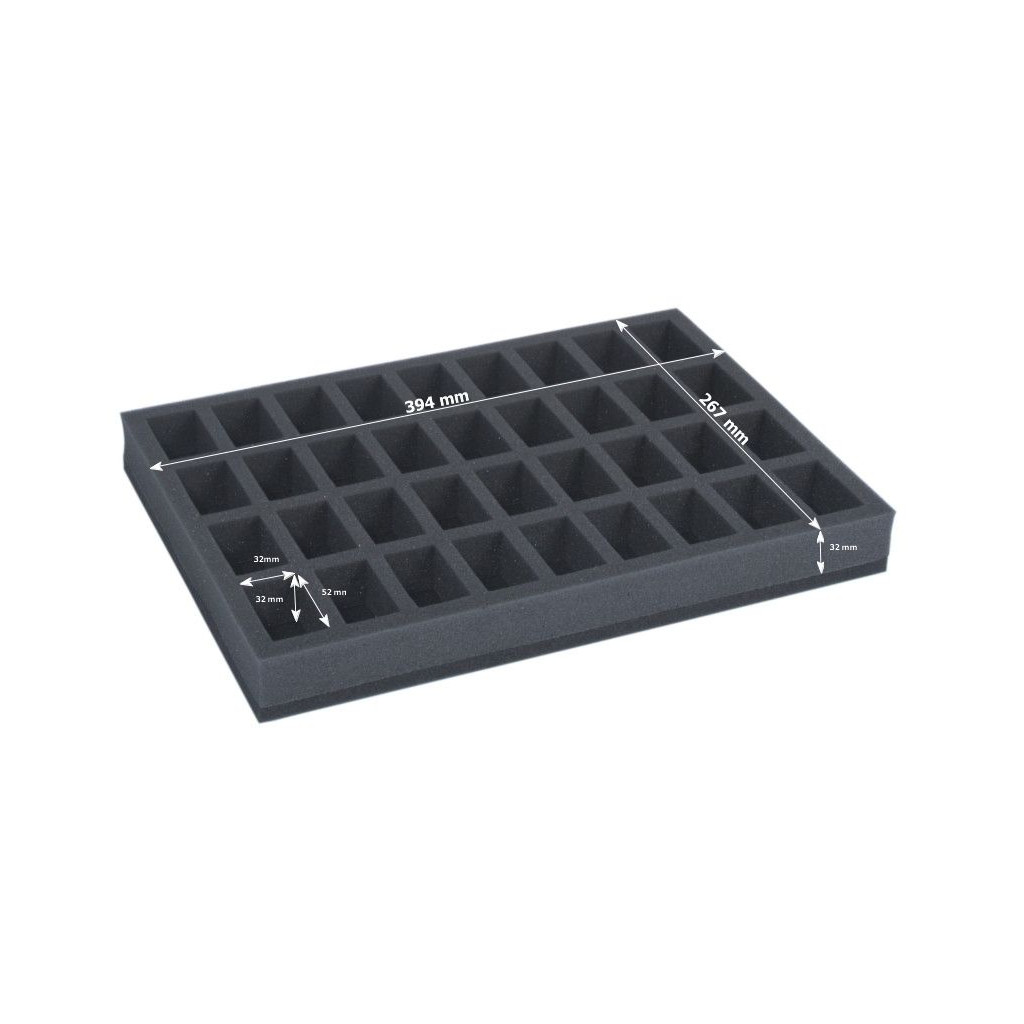 Rangement Safe & Sound - Boîte pour 36 Figurines (Socles 32mm)