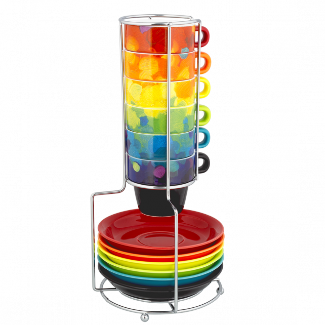 Tour de tasses espresso - Café des artistes