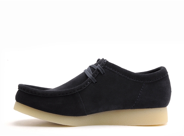 Clarks basses homme wallabeeevo bleu