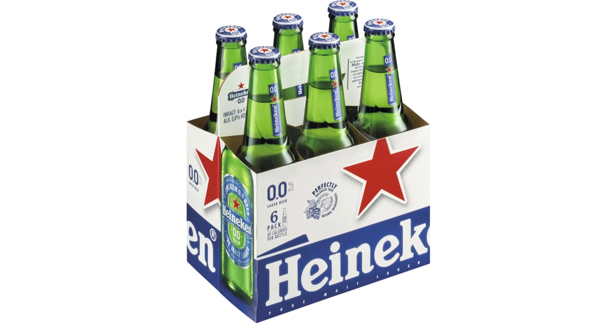Heineken Bier alkoholfrei Tray 6x 0,33 Liter (Einweg)