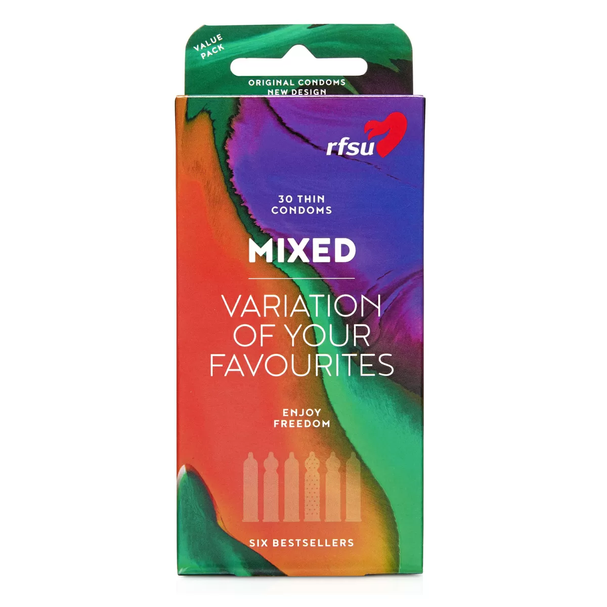 RFSU Mixpack Pleasure Collection kondomer - 30 stk.