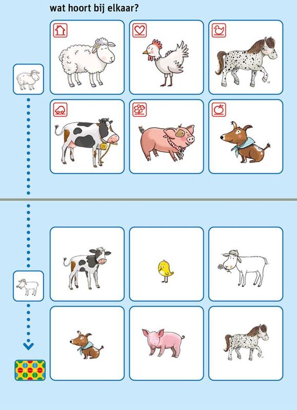 Loco - Fien En Teun - Pakket Boerderij - Educatief Spel - Voor Kinderen 3-5 Jaar