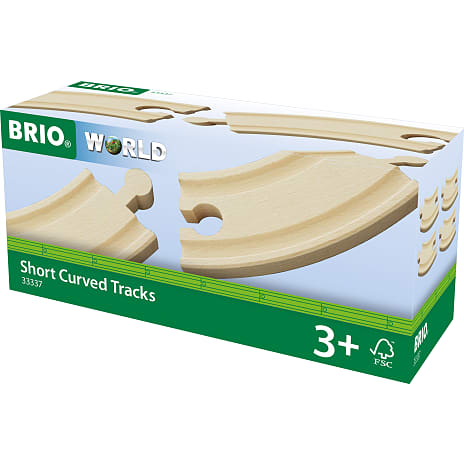 BRIO 33337 Buede skinner, korte