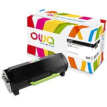 Toner remanufacturé OWA - standard - Noir - pour LEXMARK 24B6035