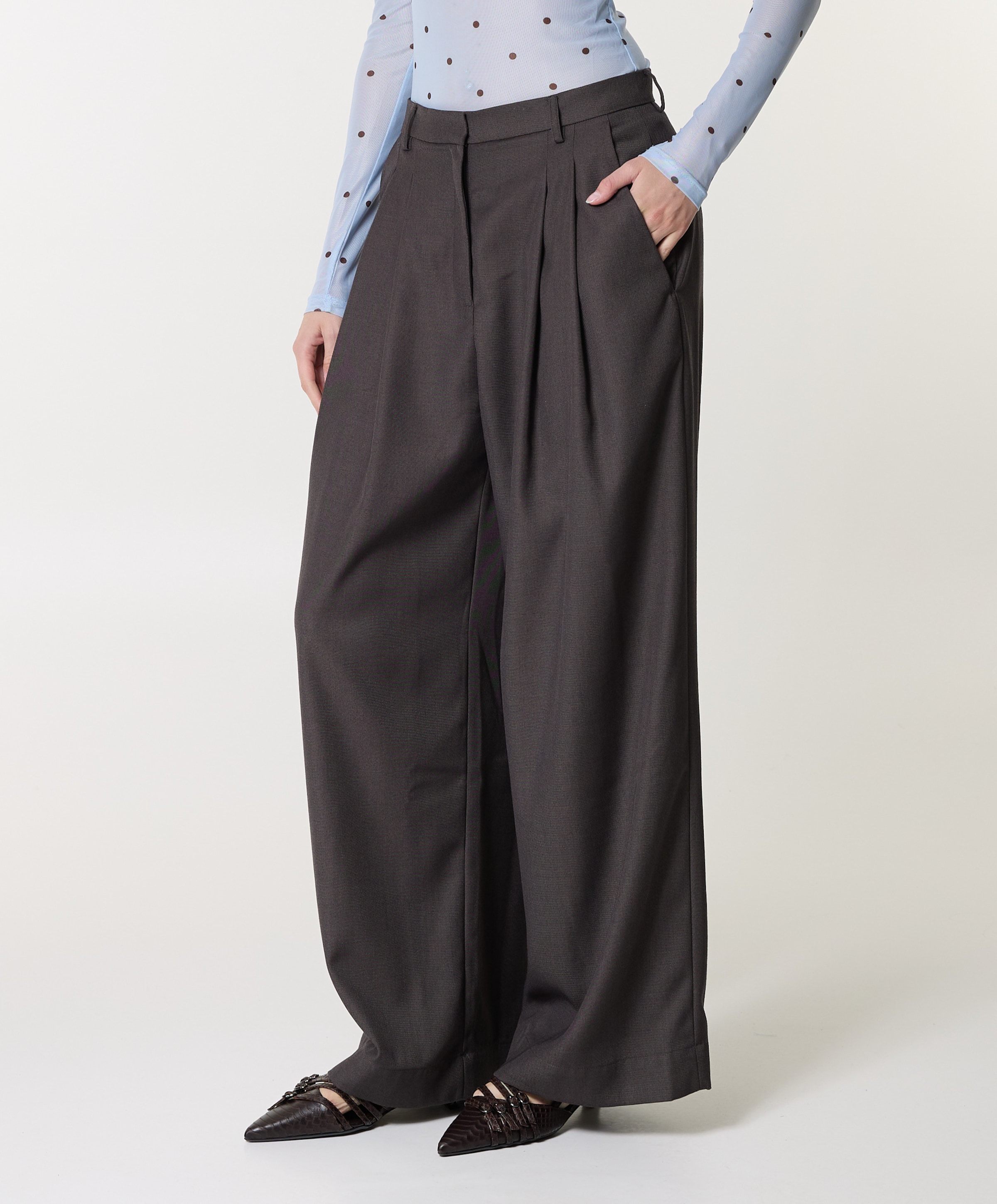 Boii Martina dames broek bruin