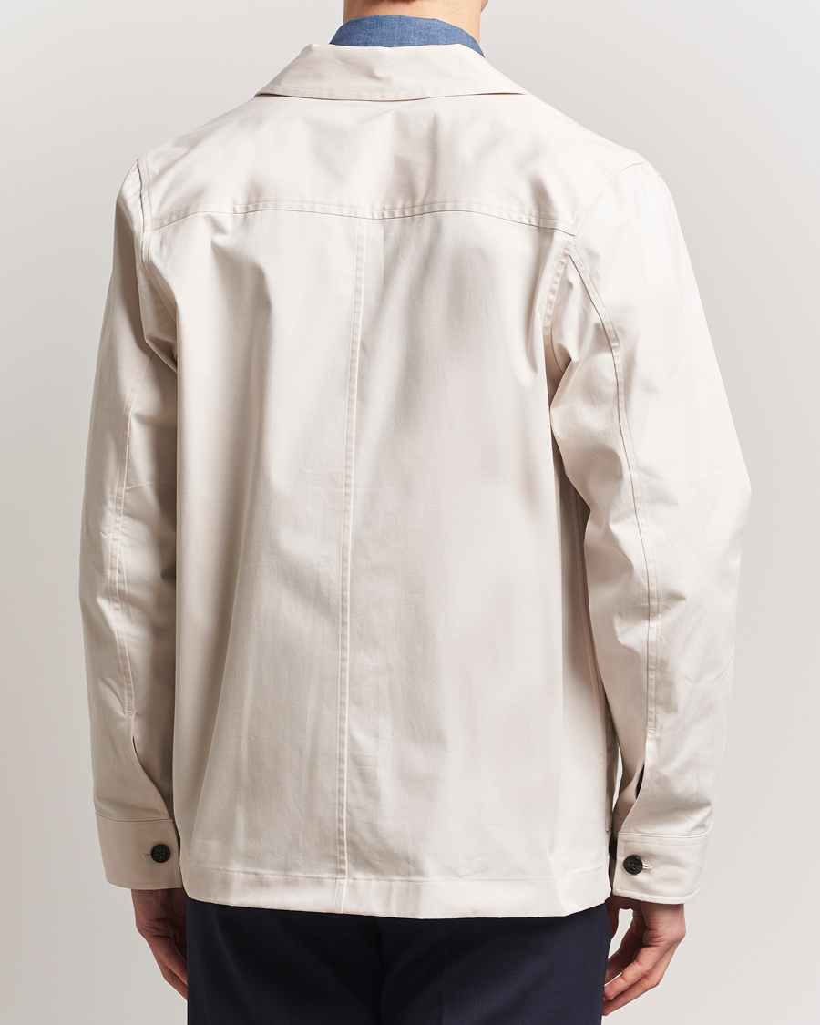 J.Lindeberg Easton Cotton Overshirt Moonbeam