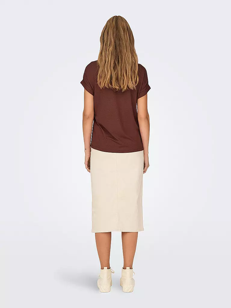 ONLY T-Shirt ONLMOSTER braun