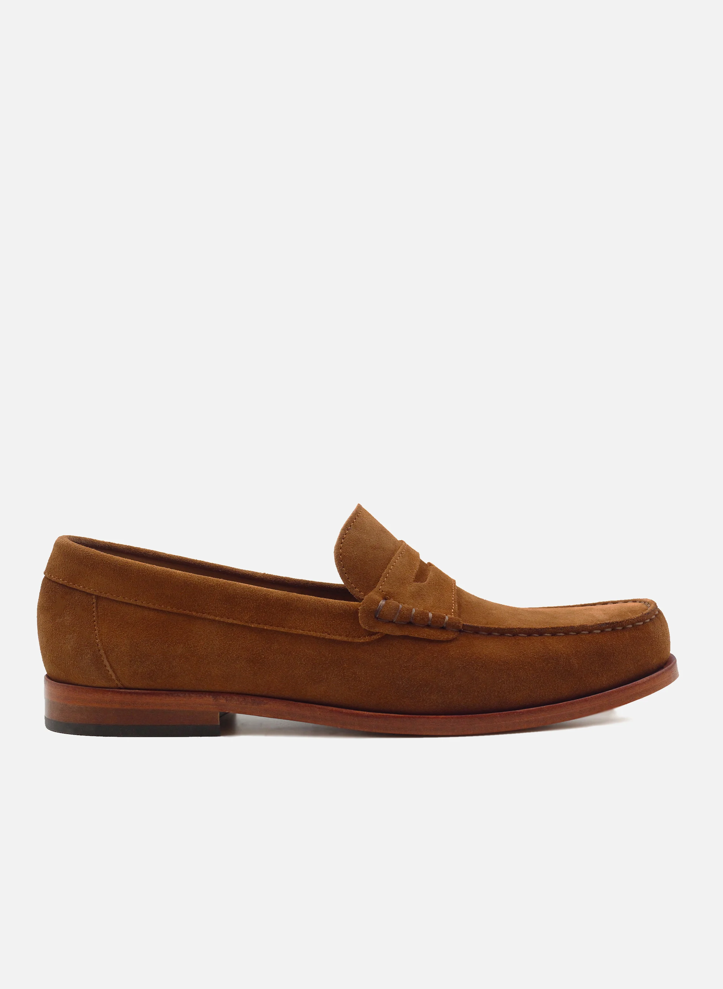 Mocassins urbains cuir daim | Marron