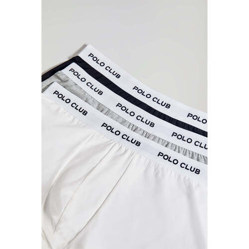Polo Club - PACK - 3 BOXER UNDERPANTS PC B-G-W Multicolor