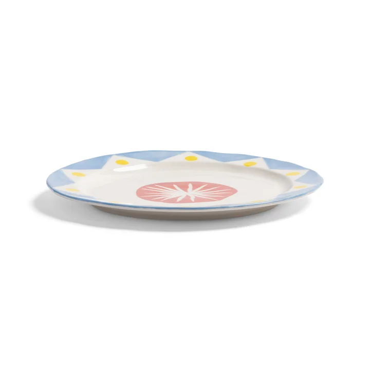 &klevering - Festivo Teller, Ø 13 cm, mehrfarbig (4er-Set)