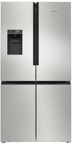 SIEMENS KF96NVPEA iQ300 Multi-Door-Kühlschrank, 183 x 91 cm, 405 L Kühlen & 200 L Gefrieren, hyperFresh längere Frische, noFrost nie wieder abtauen, superCooling schnellere Kühlung