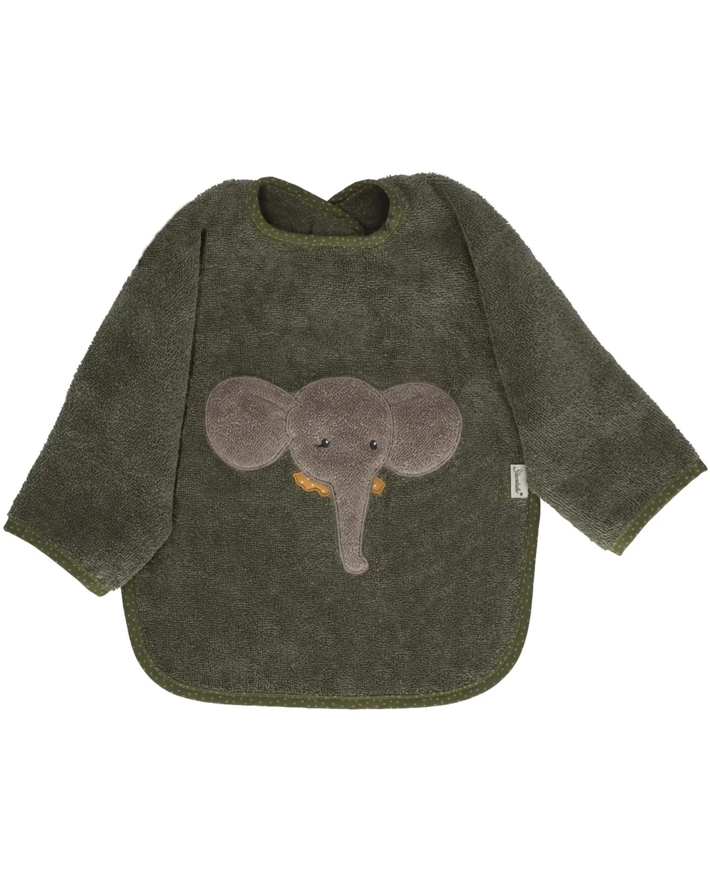 Ärmellätzchen EDDY ELEFANT in dunkelgrün