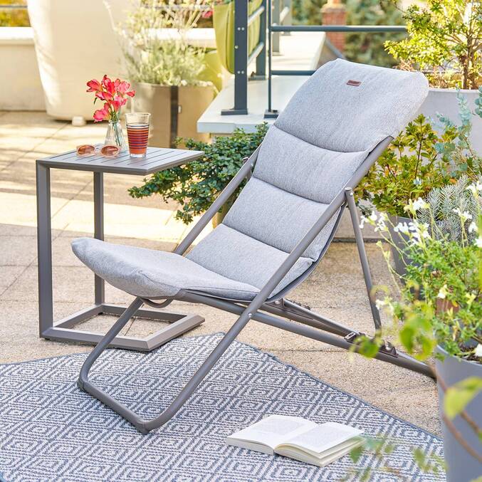 Chilienne de jardin pliable NILLIA Noisette / Café