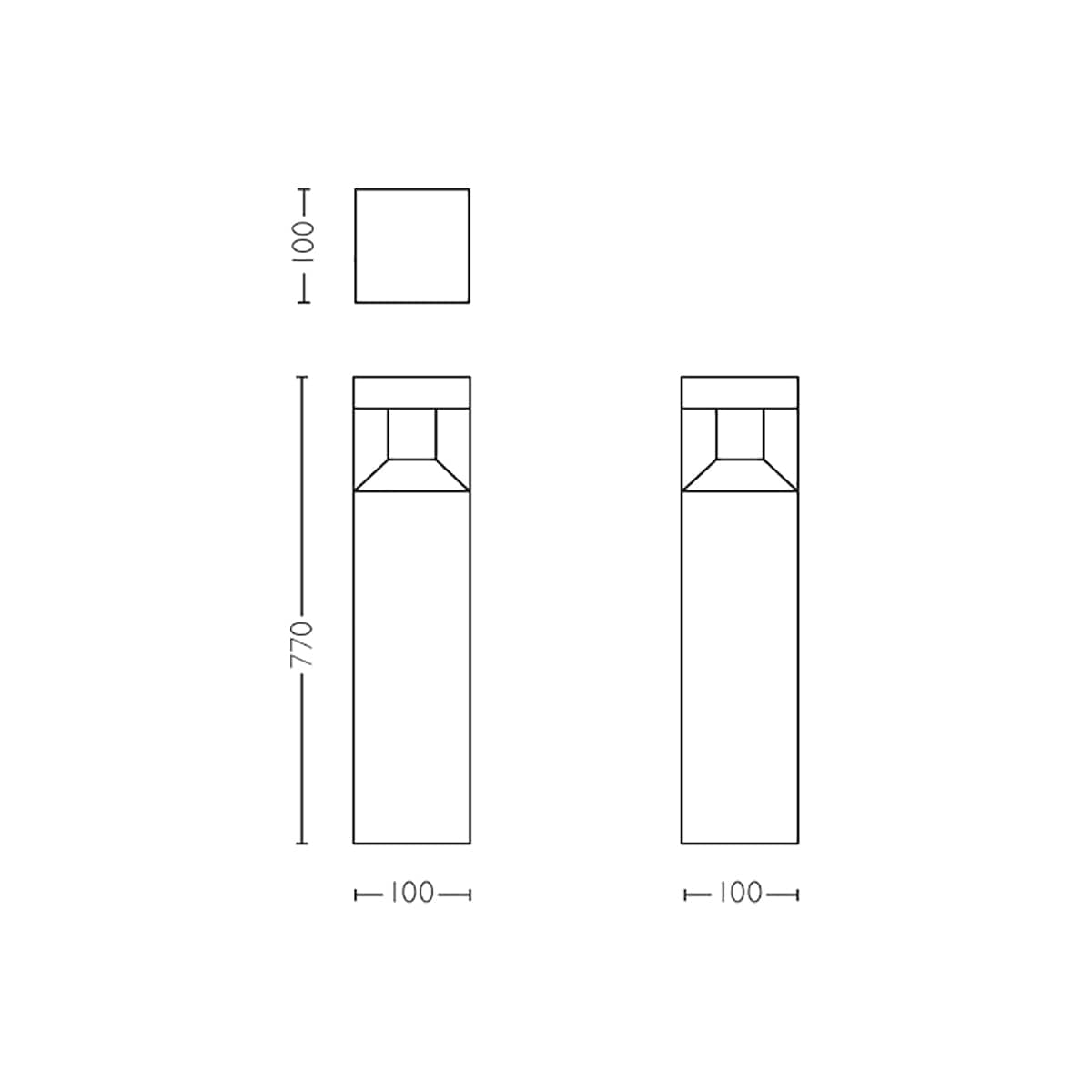 Philips Parterre stolpelampe 8W
