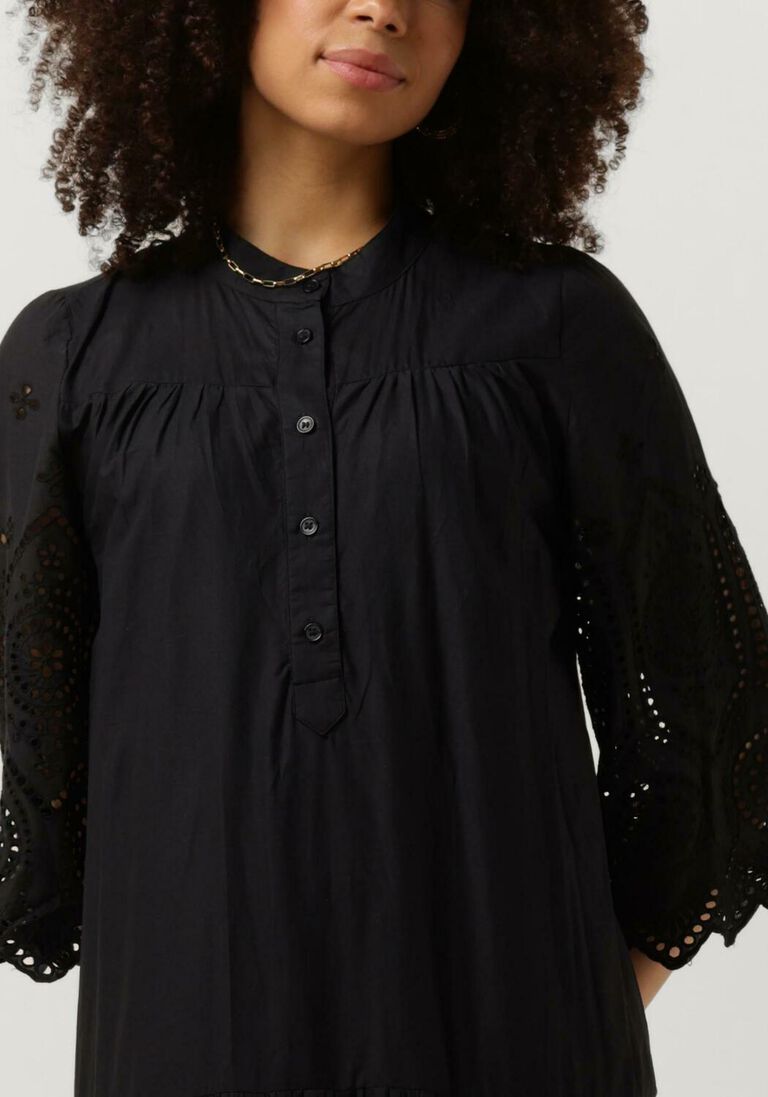 LOLLYS LAUNDRY zwarte lollys laundry maxi jurk timorll midi dress ss