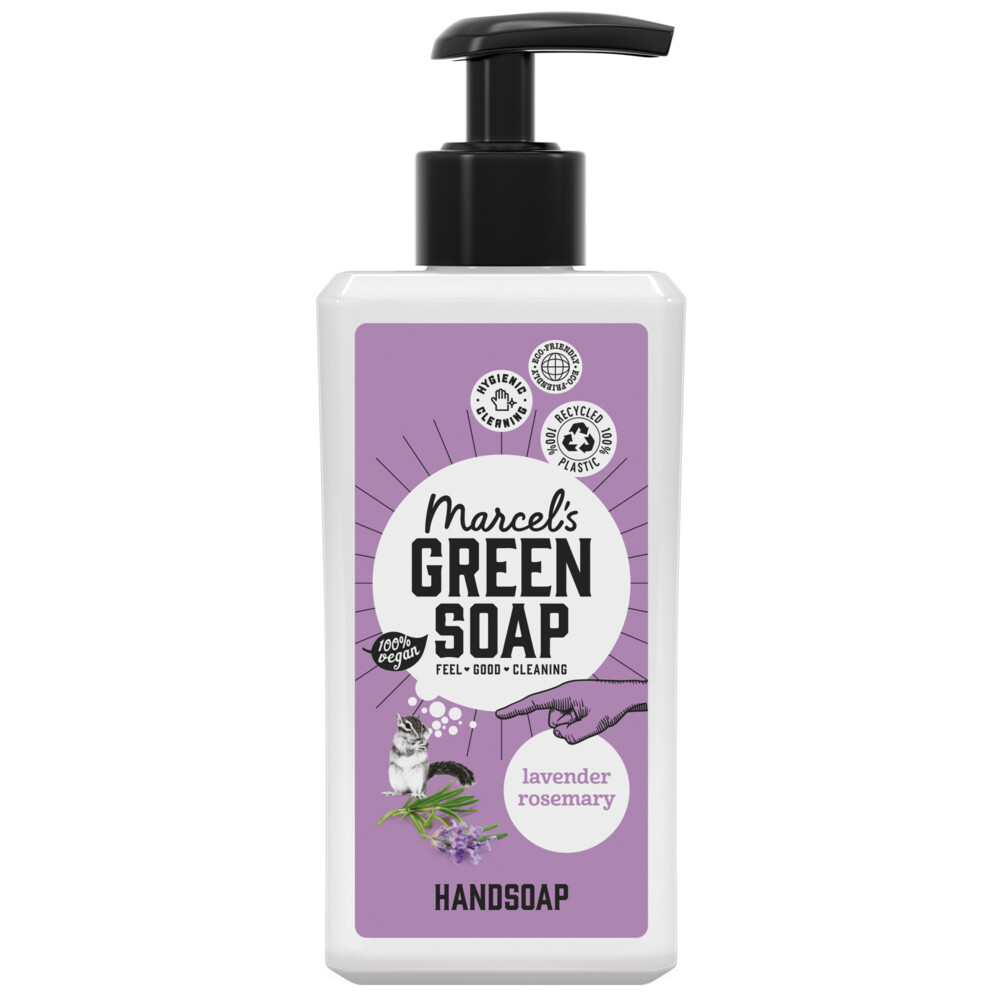 Marcel's Green Soap Handzeep Lavendel & Rozemarijn250 ml