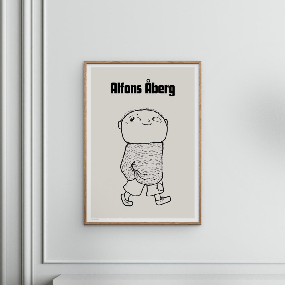 Køb Poster & Frame Alfons Åberg - Alfons Åberg - Hænder I Lommen