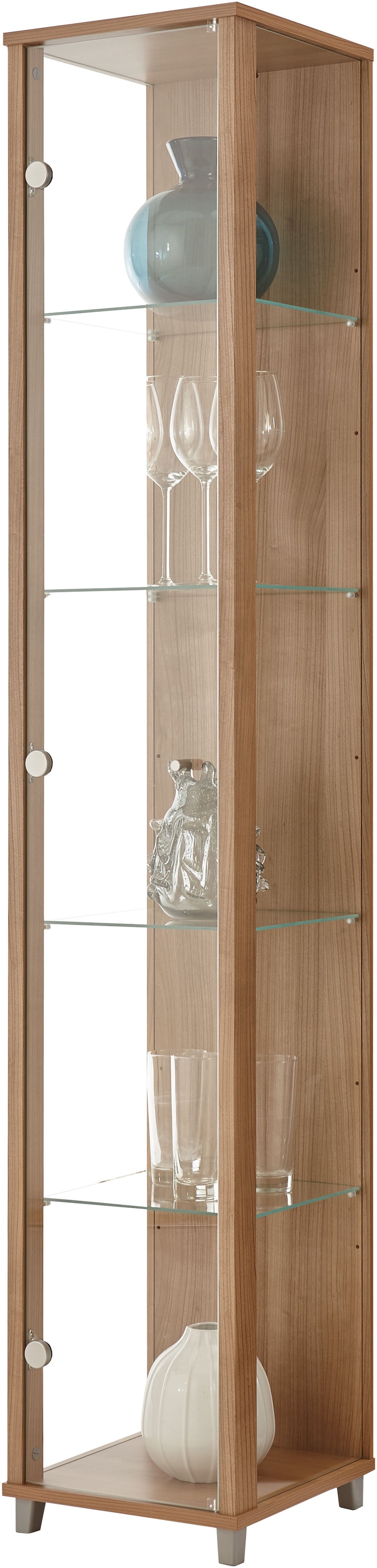 fif möbel Vitrine »OPTIMA Höhe ca. 172 cm« Standvitrine/Glasvitrine 1x Glastür,perfekt für Sammler,Sammlervitrine