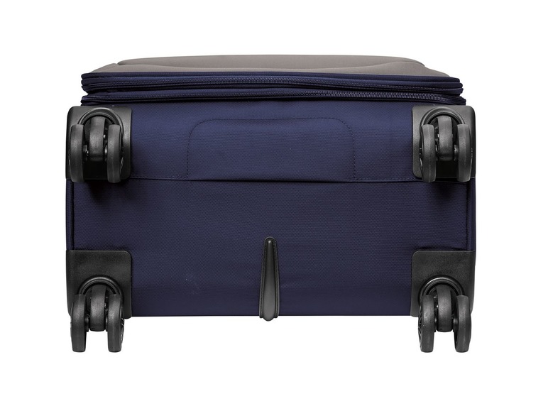 Trolley-reiskoffer, blauw/grijs