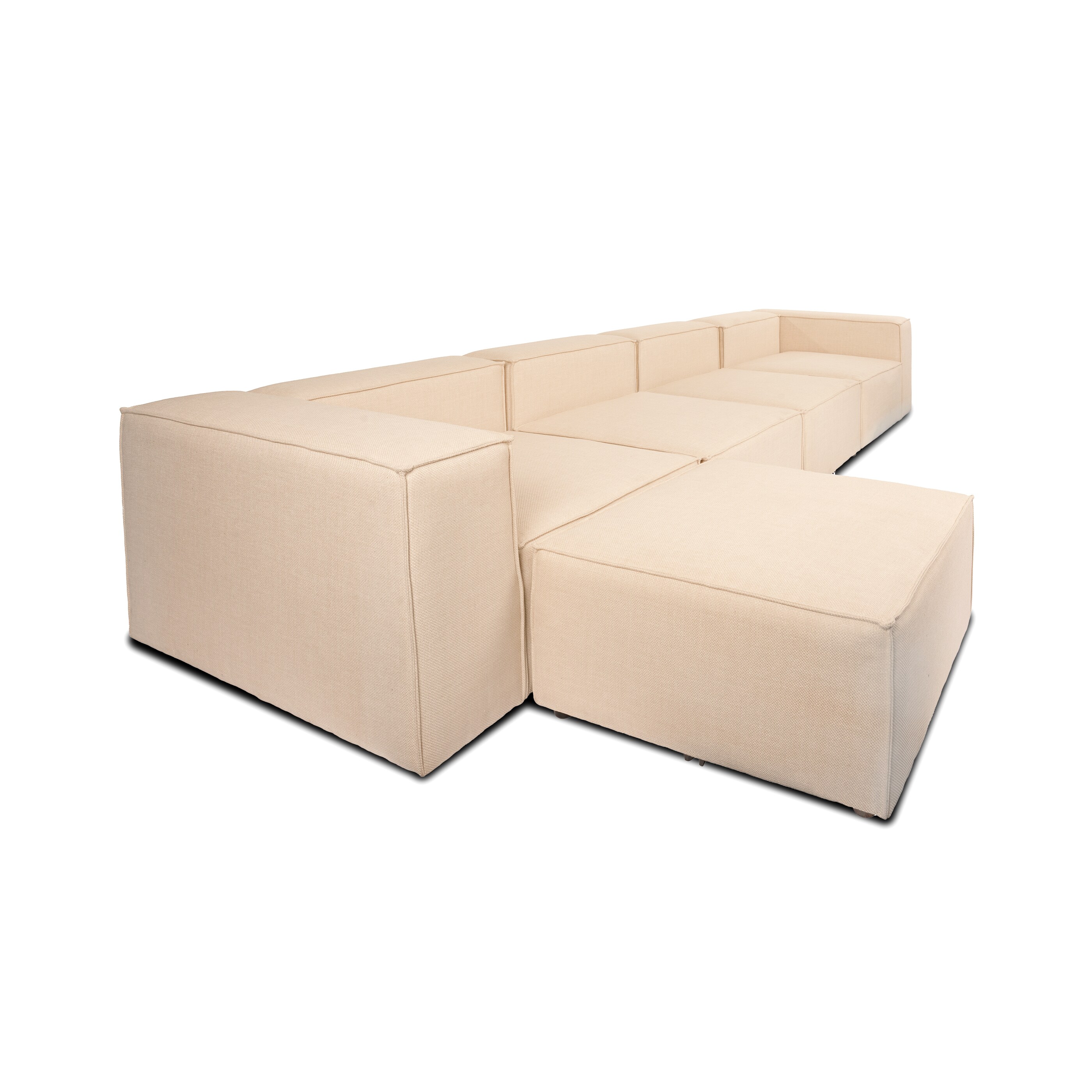 HOME DELUXE Modulares Sofa VERONA XL Beige - versch. Ausführungen
