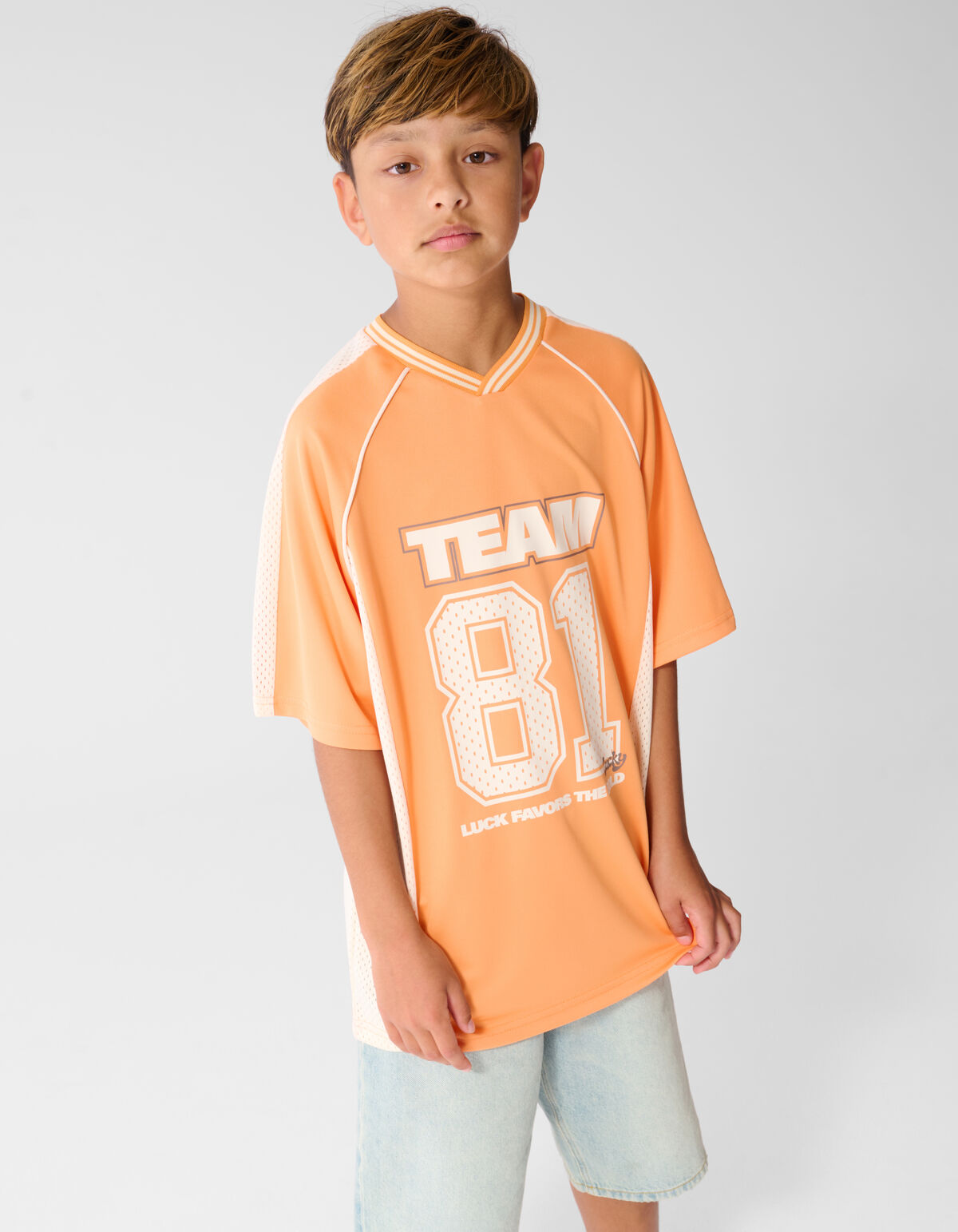 Baseball T-shirt Oranje