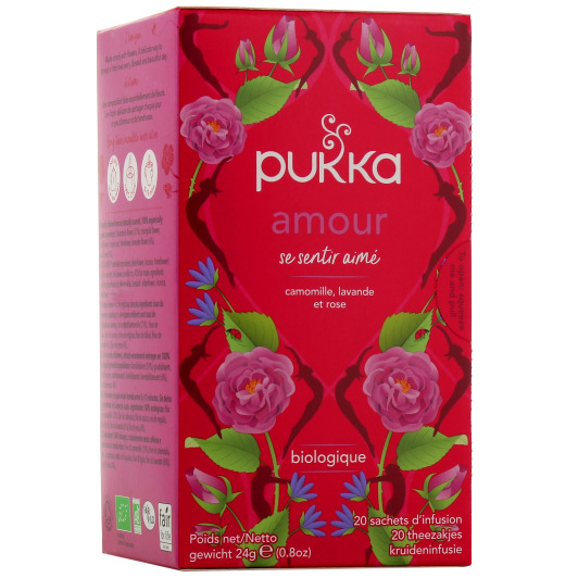 Pukka Amour infusion bio - Sans théine ni caféine