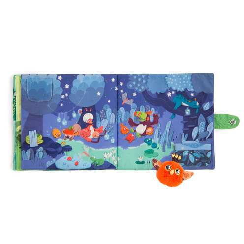 Grand livre tissu d'activités Dans la jungle - MOULIN ROTY
