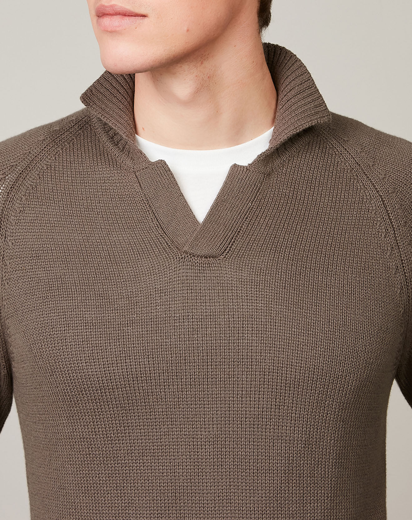 Hartford Pull en Coton & Cachemire Open Polo falcon