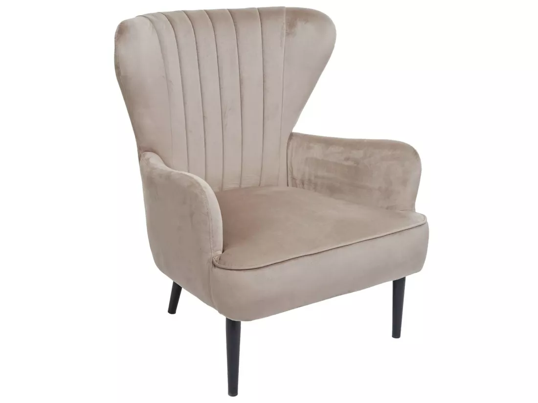 Fauteuil de salon MCW-K37, taupe