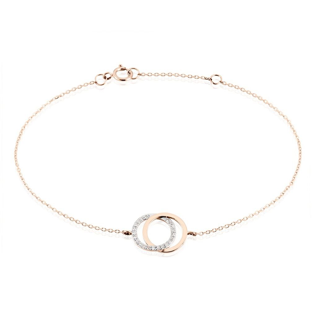 Bracelet Or Rose Tresha Diamants
