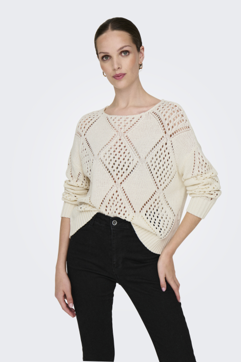 Only beige dames trui