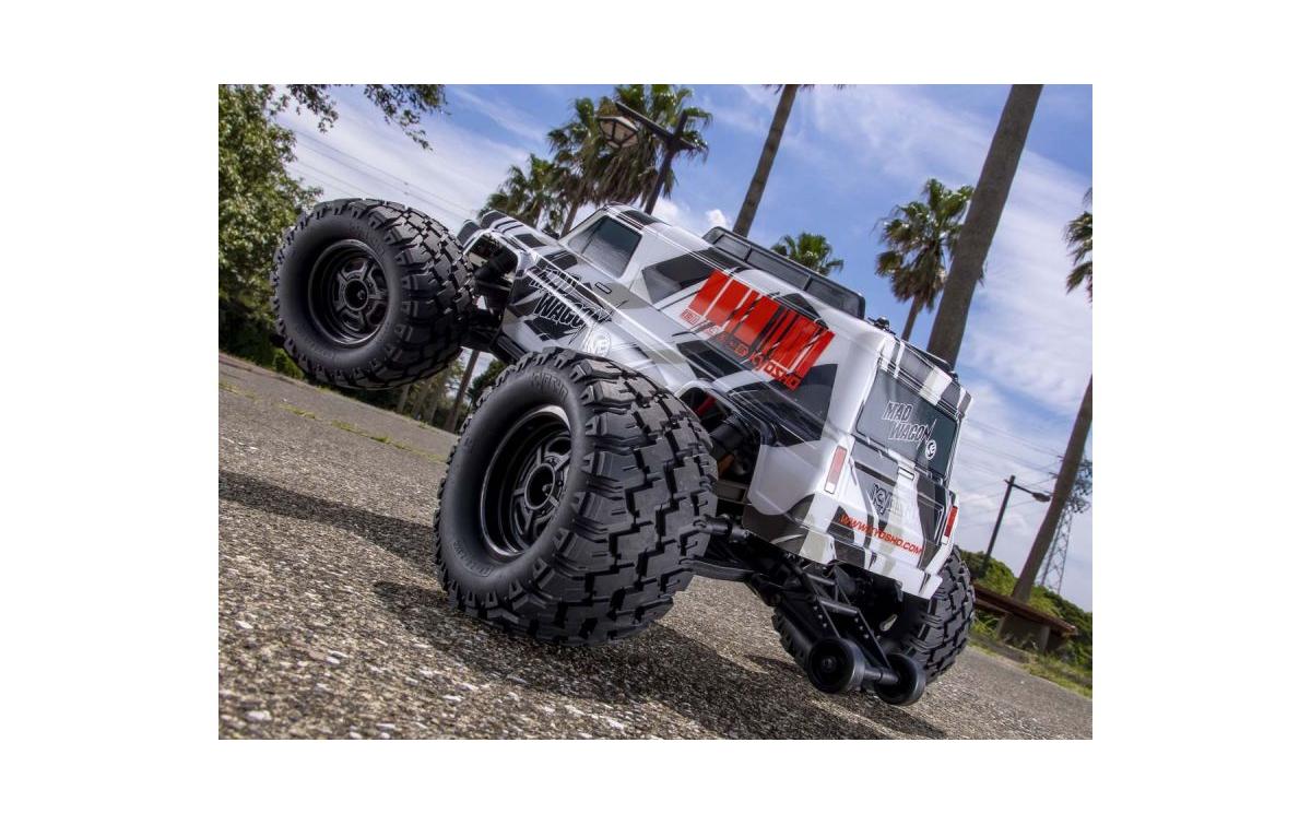Monster Truck Mad Wagon VE 3S, 4WD, Schwarz, 1:10, ARTR<br>Brushless Basher mit 75km/h Topspeed