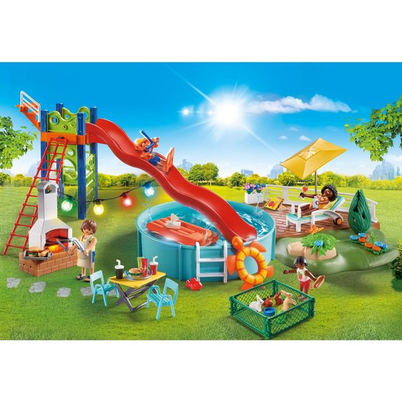 Espace détente avec piscine City Life 70987