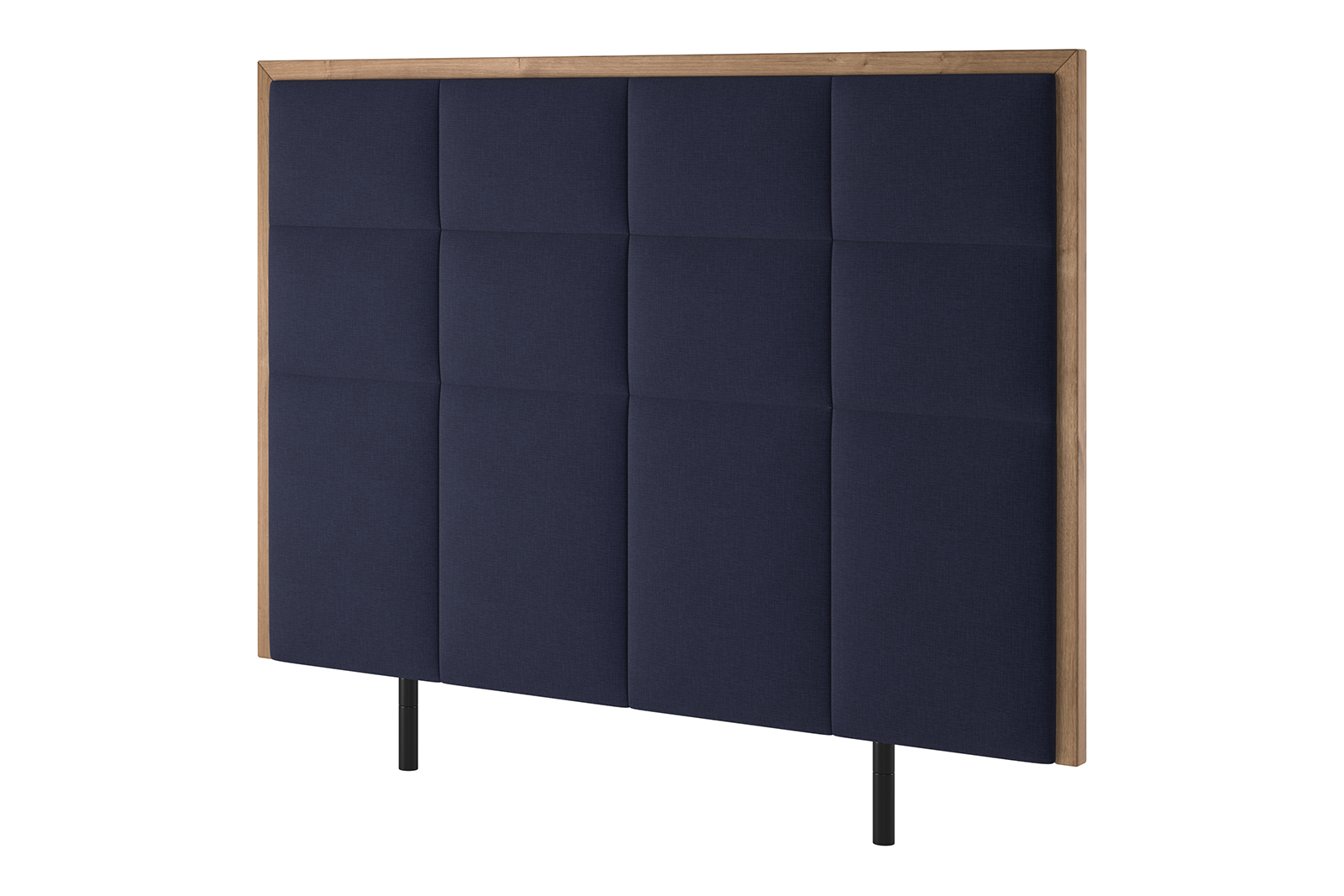 Frame sengegavl Tekstil Navy 61 i 180 cm bredde