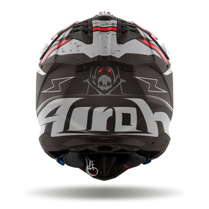 Casque cross Airoh AVIATOR 3 - BURNOUT 2025 - Noir / Gris