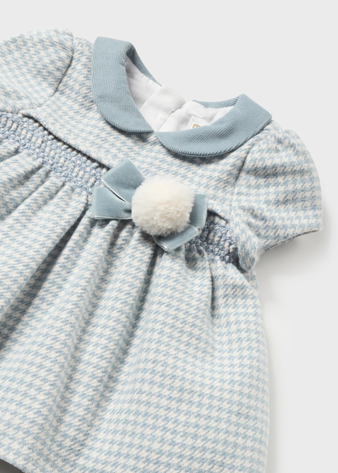 Vestido de malha para recém-nascido