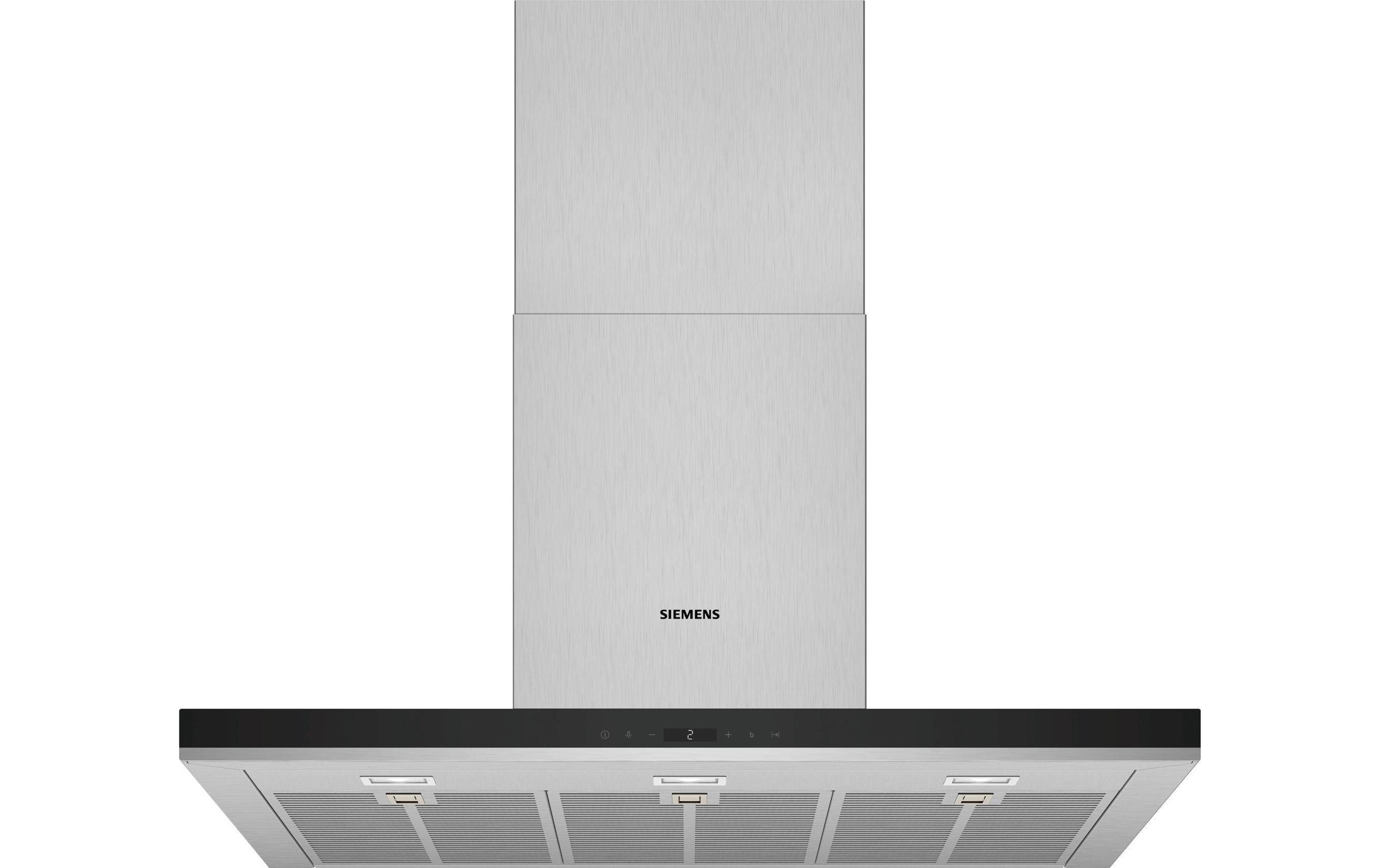 Wandhaube LC98BIP50 3+2 Intensiv Stufen<br>Effiziente Beseitigung von Fett, Geruch und Dampf aus der Küchenluft