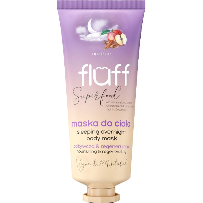 Masques de nuit hydratants naturels - Tarte aux pommes - Corps - 2 x 150 ml