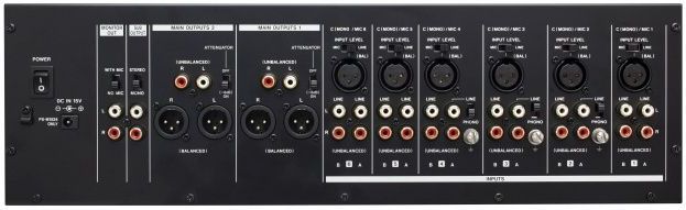 Tascam MZ-372 2-zone installatiemixer 3U